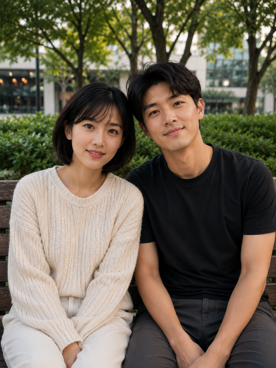 Park Bench Duo, First-date regulars